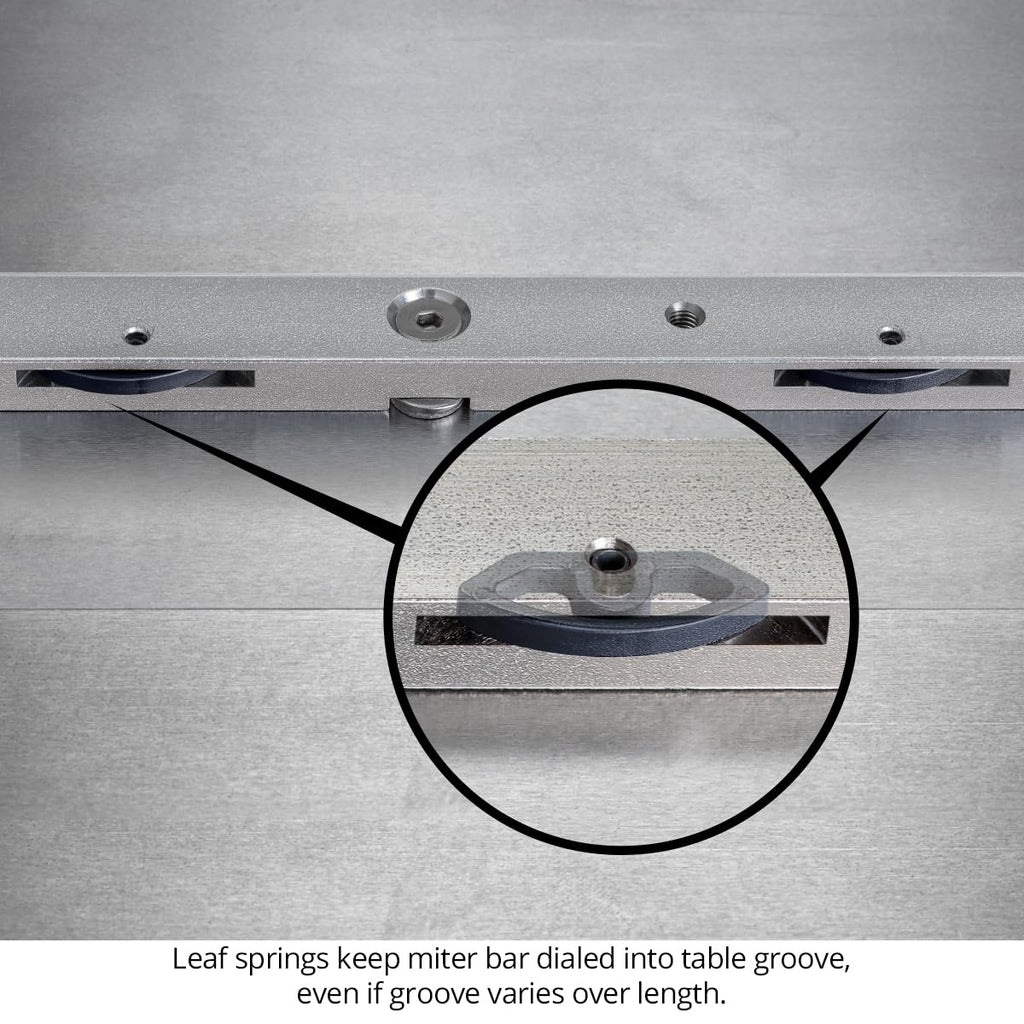 Universal Table Saw Miter Gauge with Extendable Fence A135
