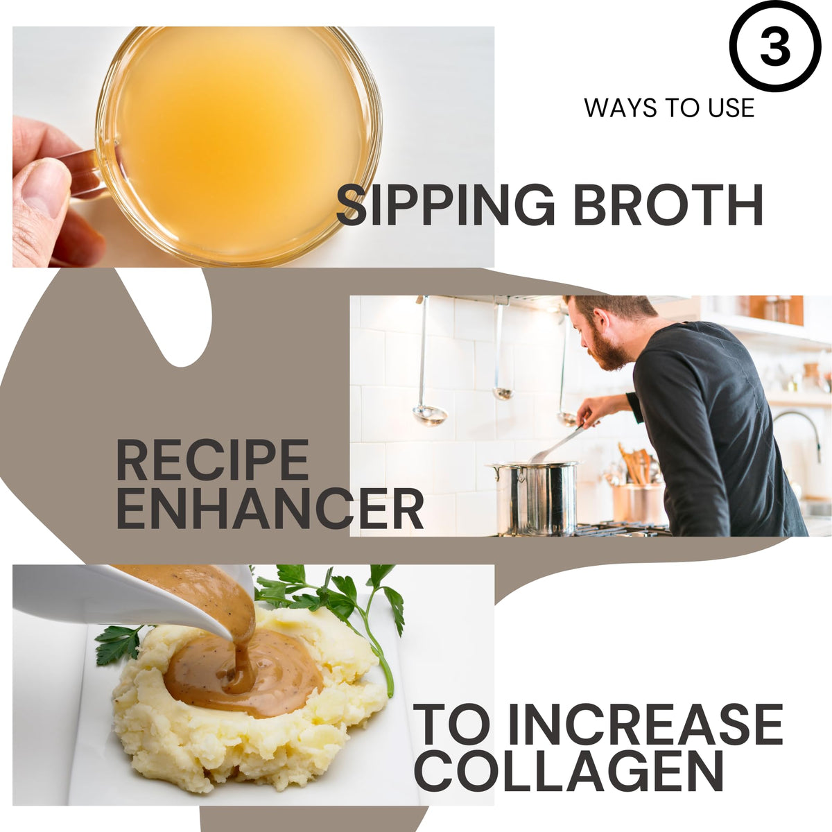 Bone Broth Packets 18g Protein 12 Ct E682