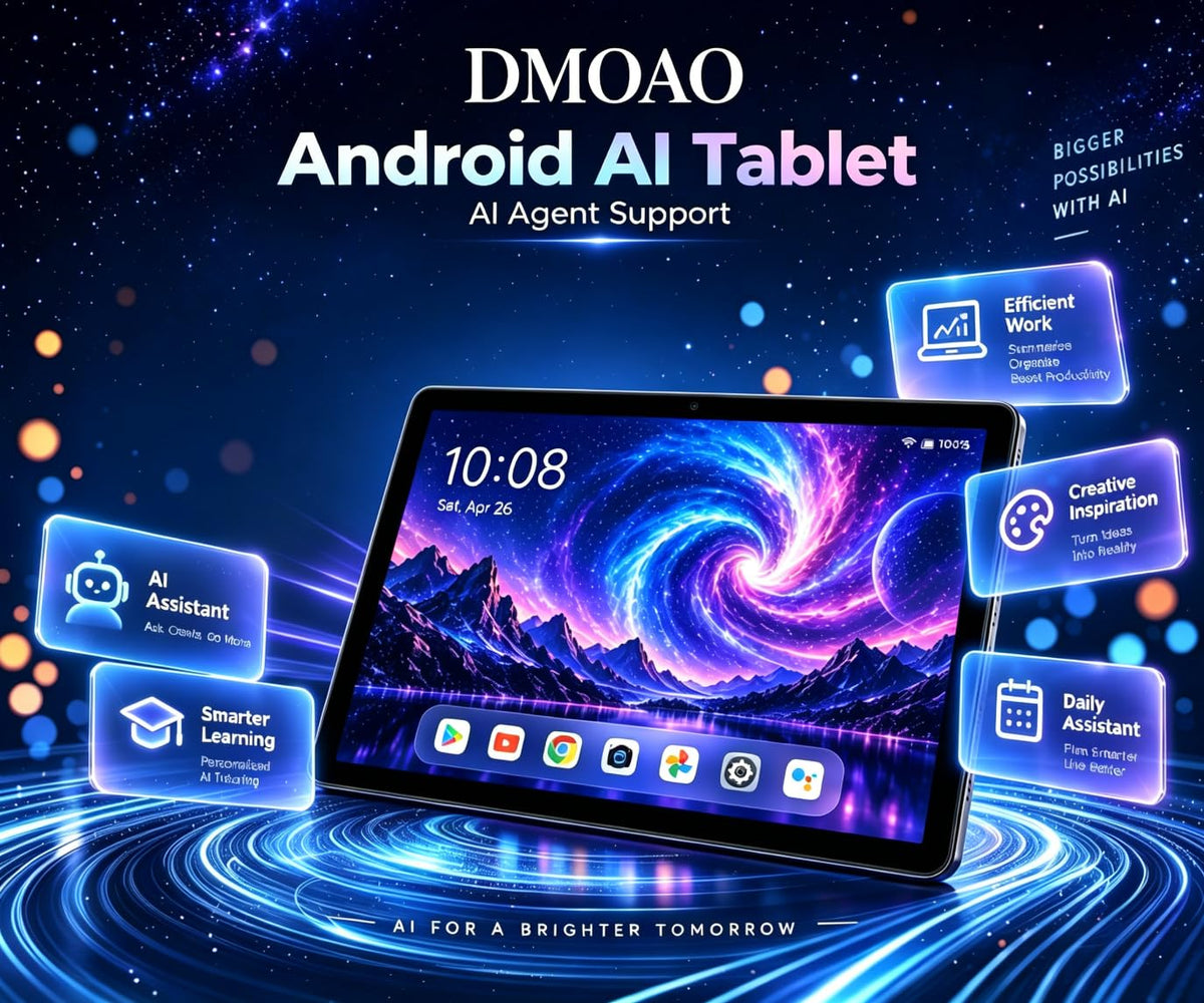 Android 15 Tablet 10.1 Inch FHD 30GB RAM 64GB ROM Black A171597
