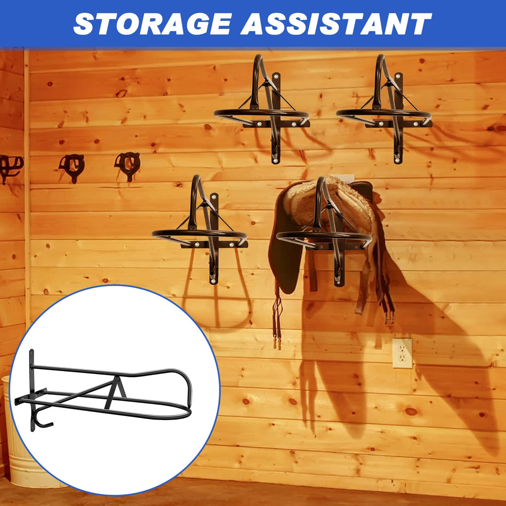 4 Sets Wall Mounted Saddle Rack O4506