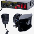 200W 12V 9 Tone Emergency Siren System with Loud Speaker Horn and Handheld Microphone L16230