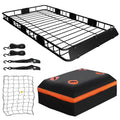 64" x 39" x 5" 200lb Heavy Duty Roof Rack Carrier Basket with Waterproof Bag V963