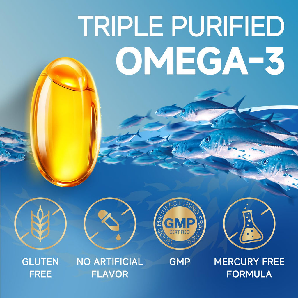 Omega-3 Fish Oil 2000mg 120 Softgels R9899