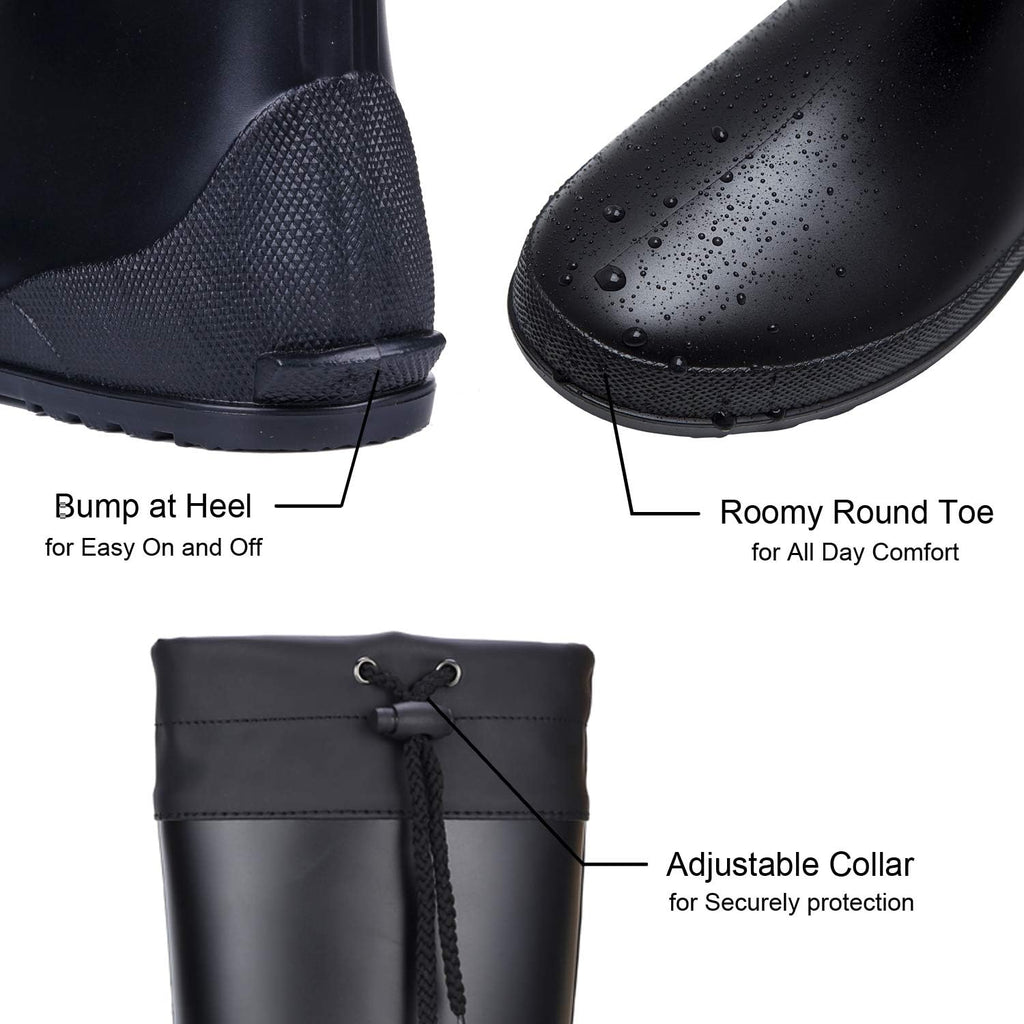 Women's Mid Calf Rain Boots H50462