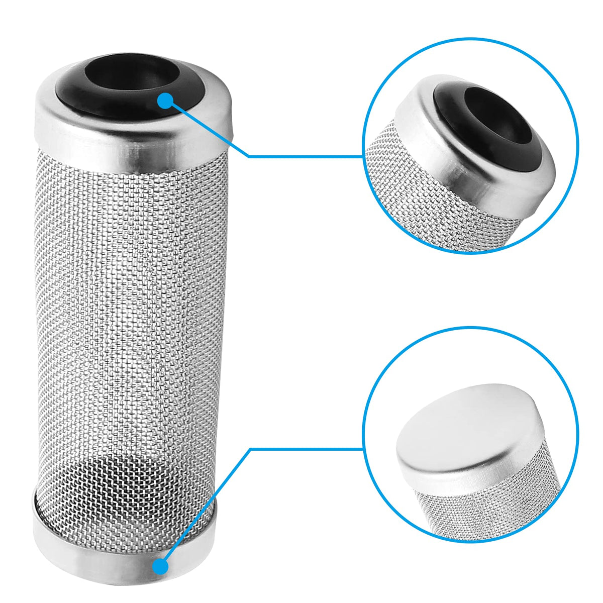 Stainless Steel Aquarium Filter Intake Cover 12mm X813632