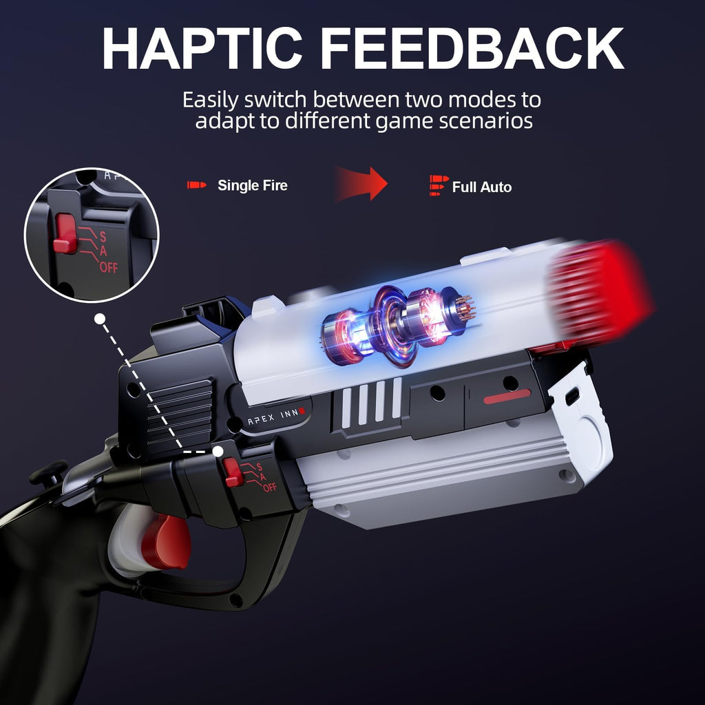 Controller Accessories Haptic Gun Stock Cover Compatible with Meta Quest 3S and Meta Quest 3 G94941