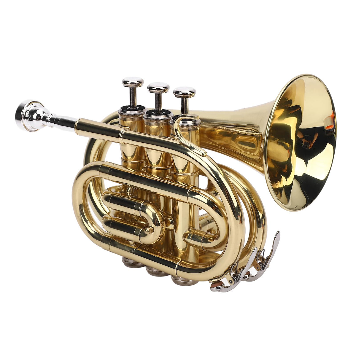 Bb Pocket Trumpet with 7C Mouthpiece and Hard Case X770777