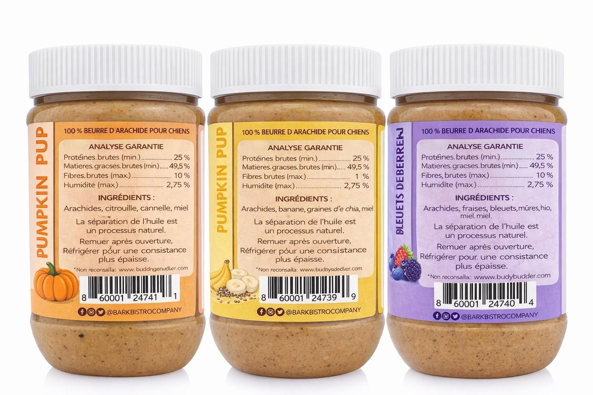 100% Natural Dog Peanut Butter Set of 3 X92408
