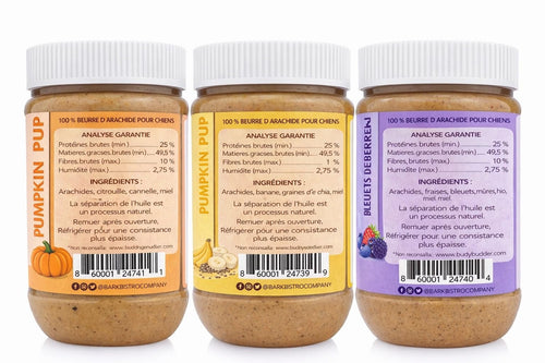 100% Natural Dog Peanut Butter Set of 3 X92408
