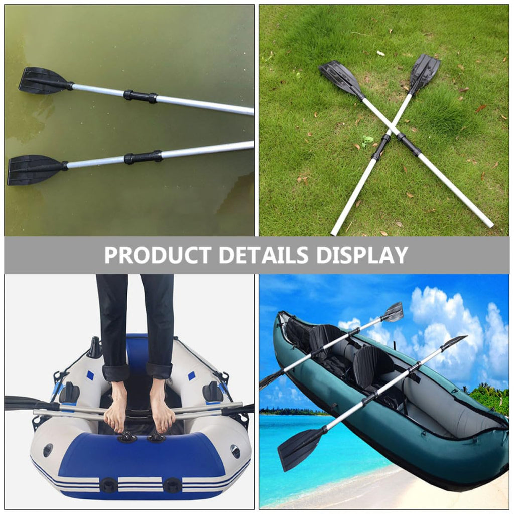 2pcs Adjustable Aluminum Alloy Kayak Paddle Set D303