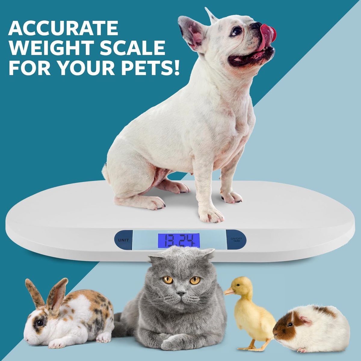 Baby & Pet Scale, 44 lb Capacity Q788