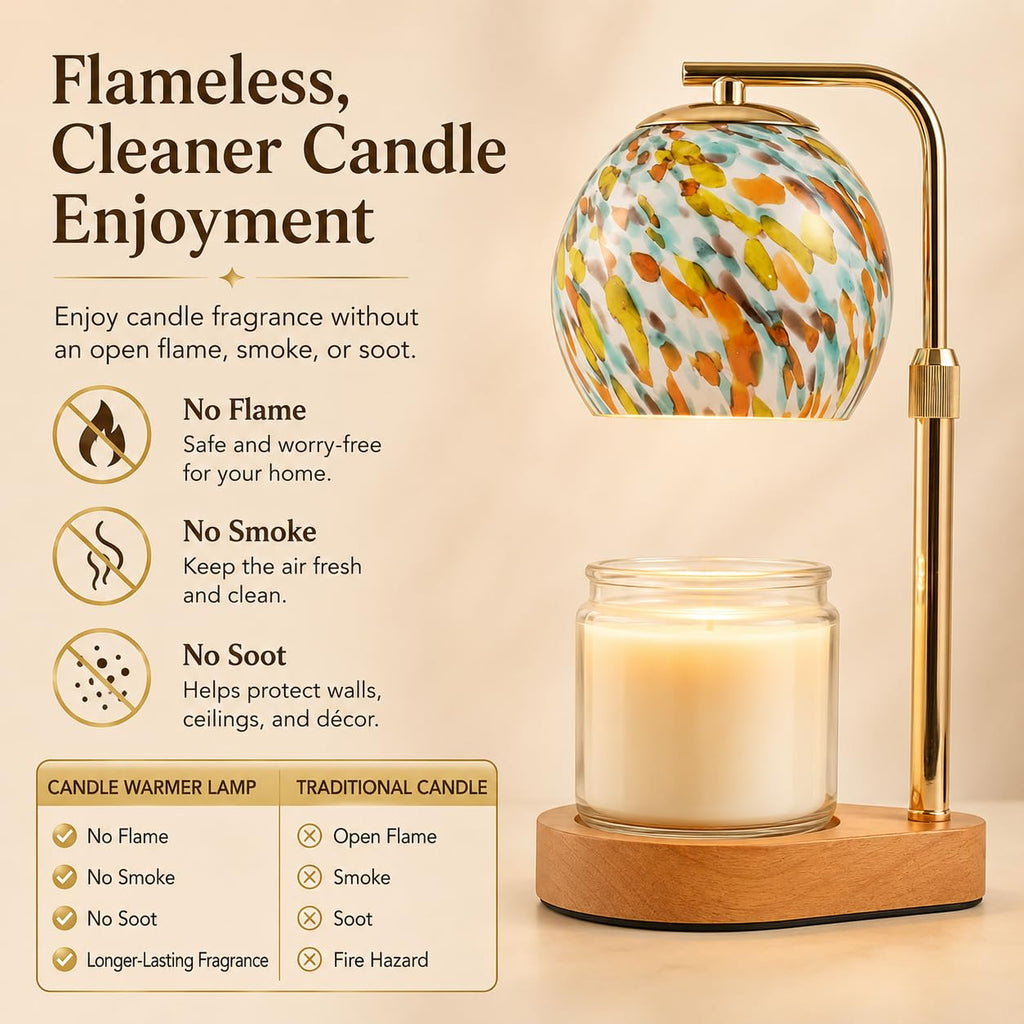 Candle Warmer Lamp with Timer and Dimmable Brightness K241099