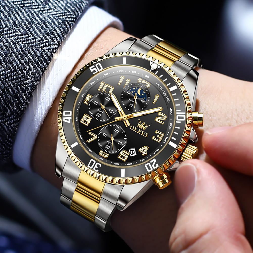 Mens Stainless Steel Waterproof Analog Watch T55292