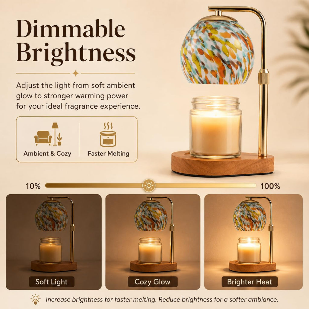 Candle Warmer Lamp with Timer and Dimmable Brightness K241099