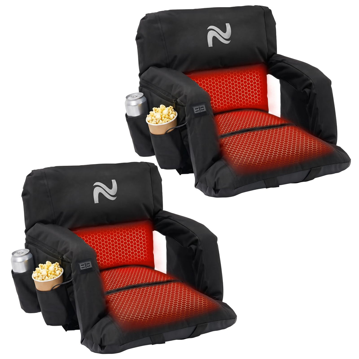 2 Pack Extra Thick Heated Stadium Seats M187790