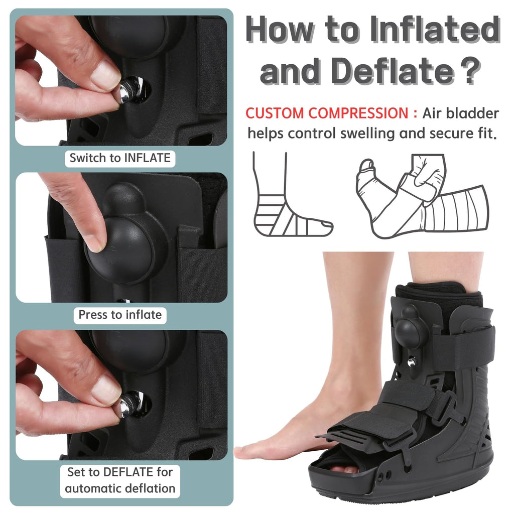 Short Inflatable Walking Boot V121