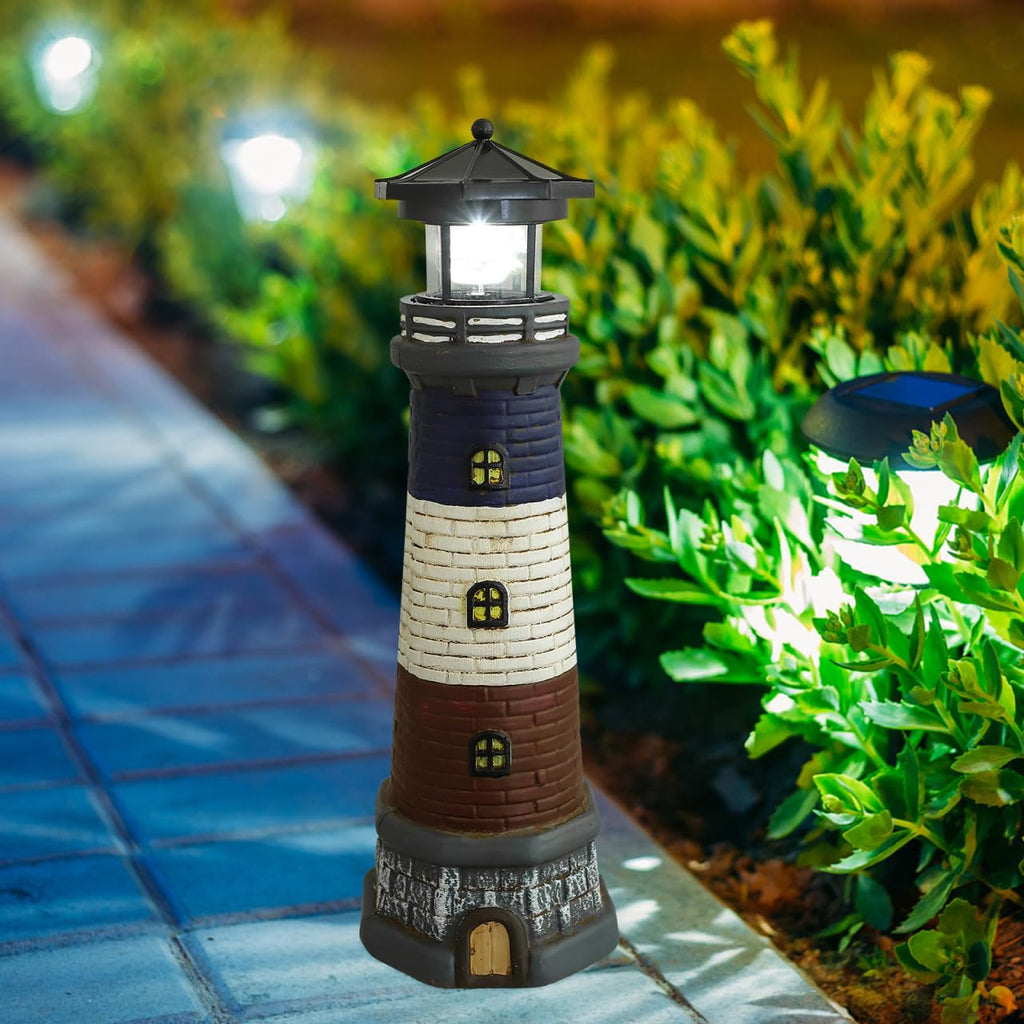 Solar Lighthouse Outdoor Statue E269272