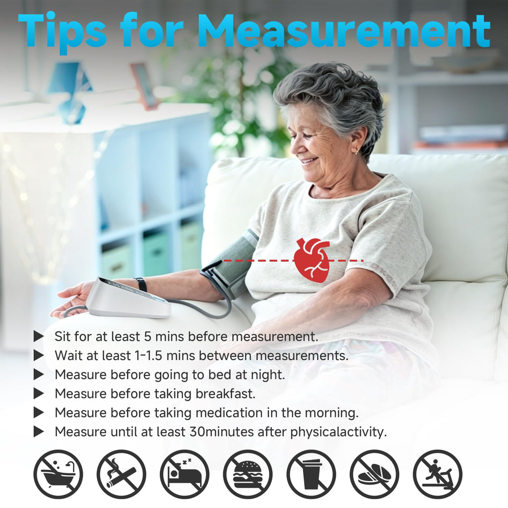 Automatic Upper Arm Blood Pressure Monitor with Large Cuff V203294