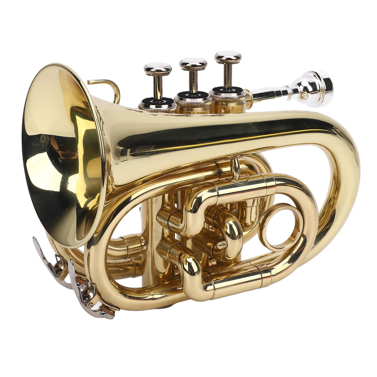 Bb Pocket Trumpet with 7C Mouthpiece and Hard Case X770777