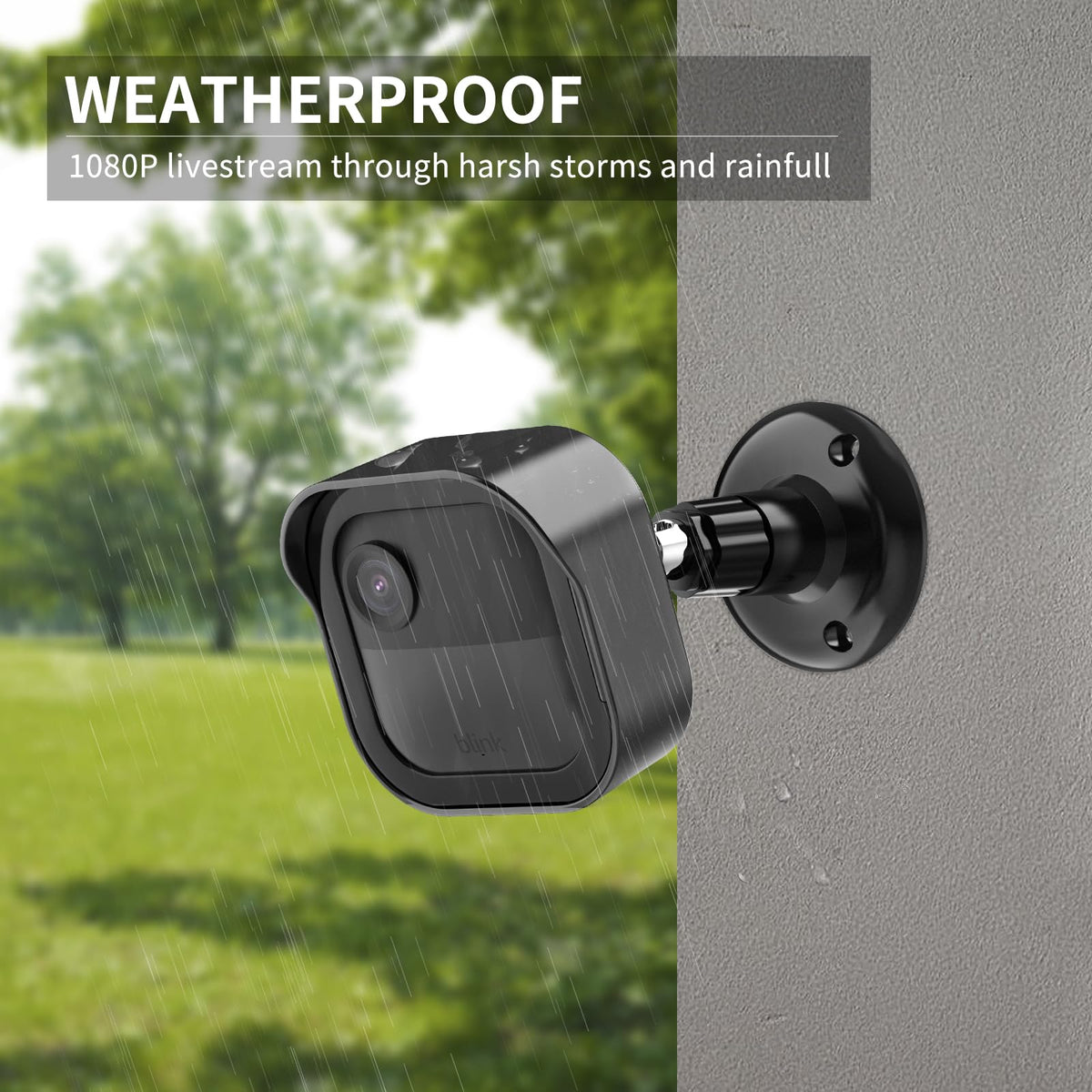 Black 2 Pack Weatherproof Adjustable Camera Mount Z7612
