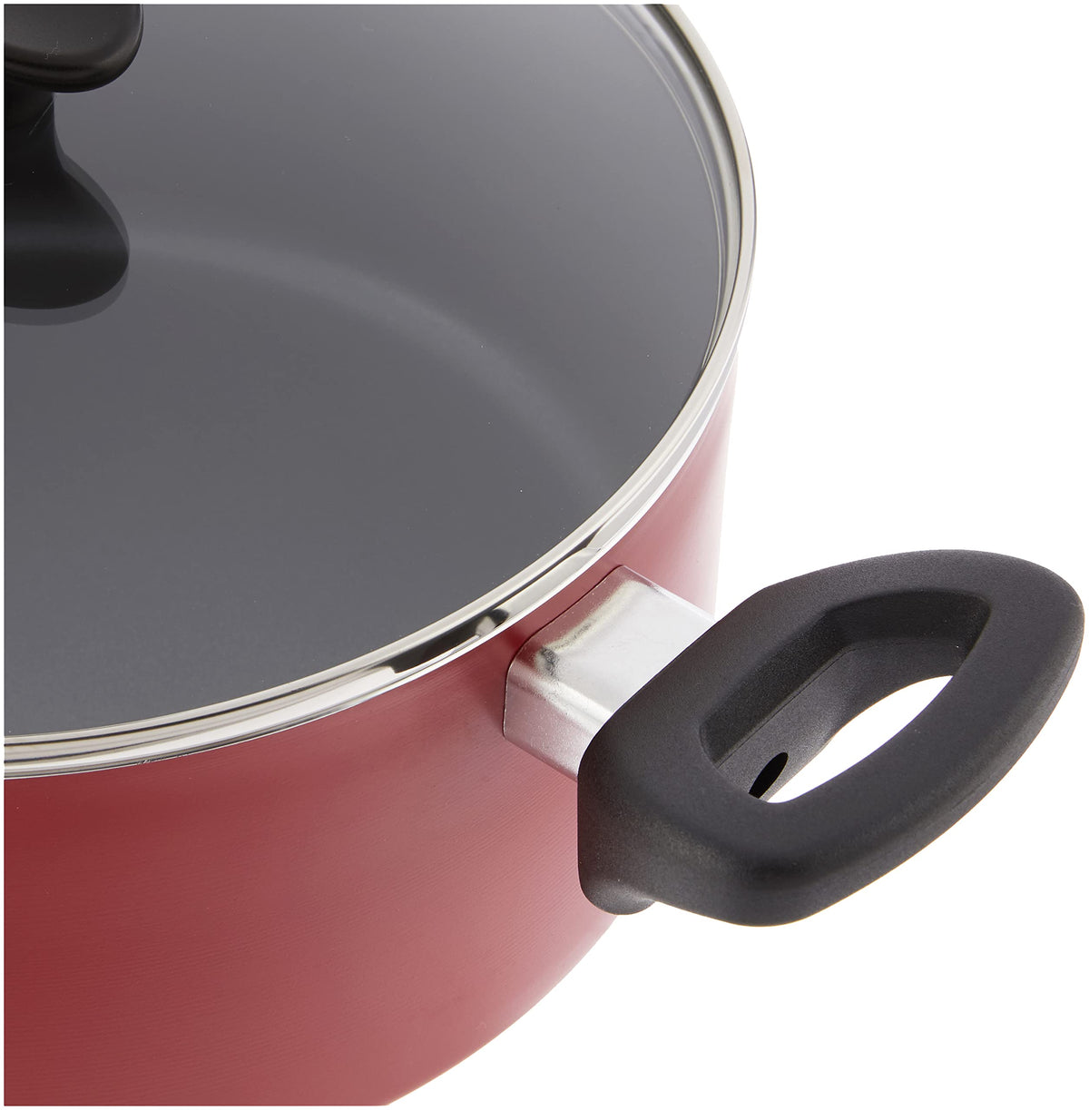 12 Piece Nonstick Red Cookware Set P65411
