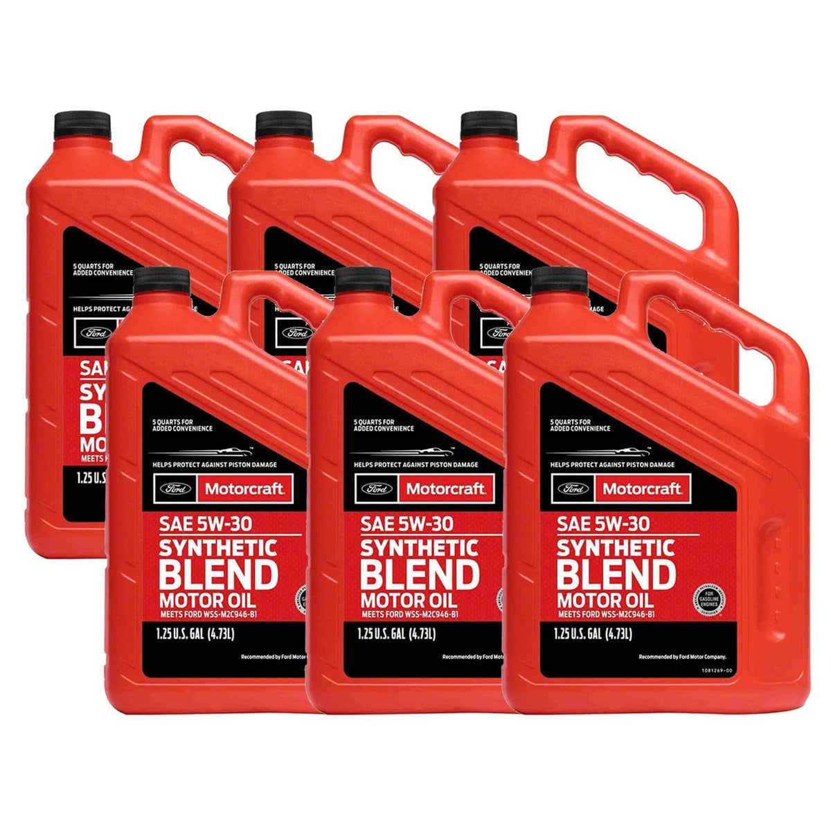 5W-30 Synthetic Blend Motor Oil 30 Quart K8103