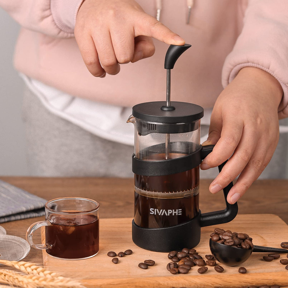 Small 12oz French Press Coffee Maker K917819