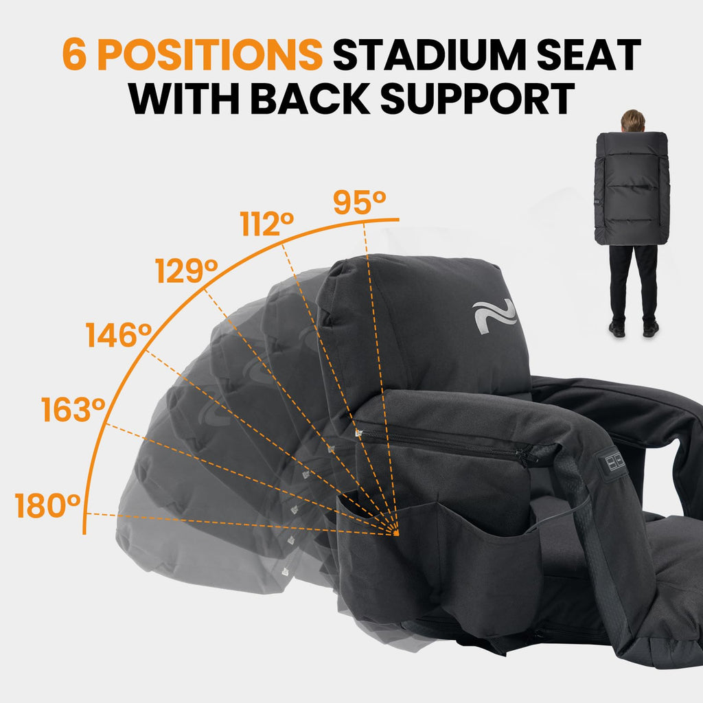 2 Pack Extra Thick Heated Stadium Seats M187790