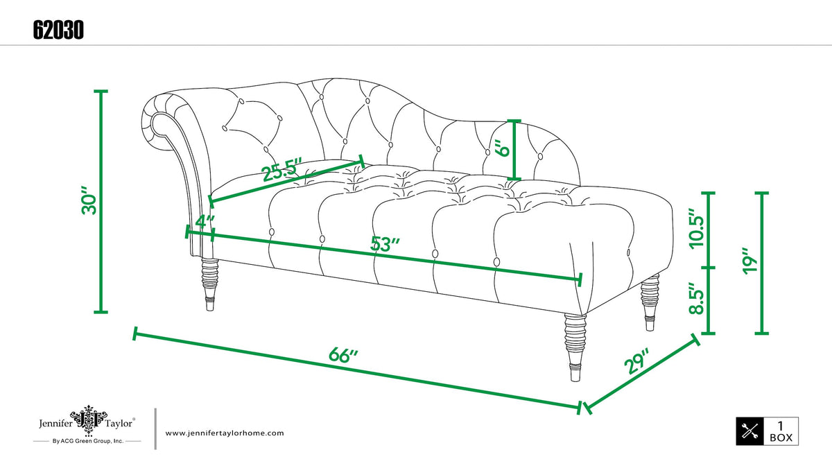 Ash Rose Pink Velvet Tufted Roll Arm Chaise Lounge R6381