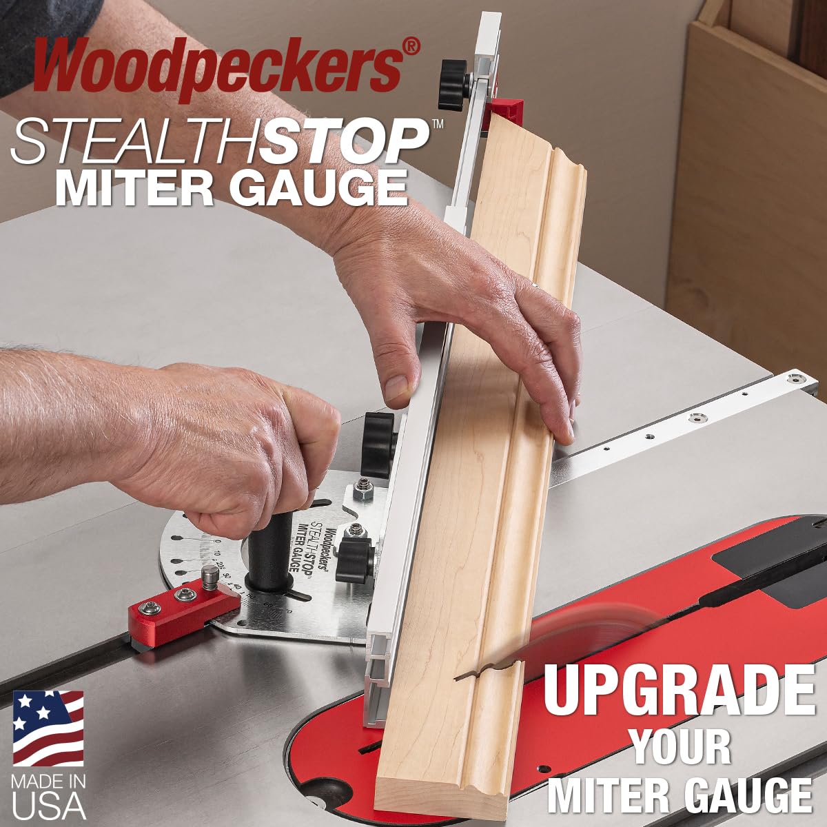 Universal Table Saw Miter Gauge with Extendable Fence A135