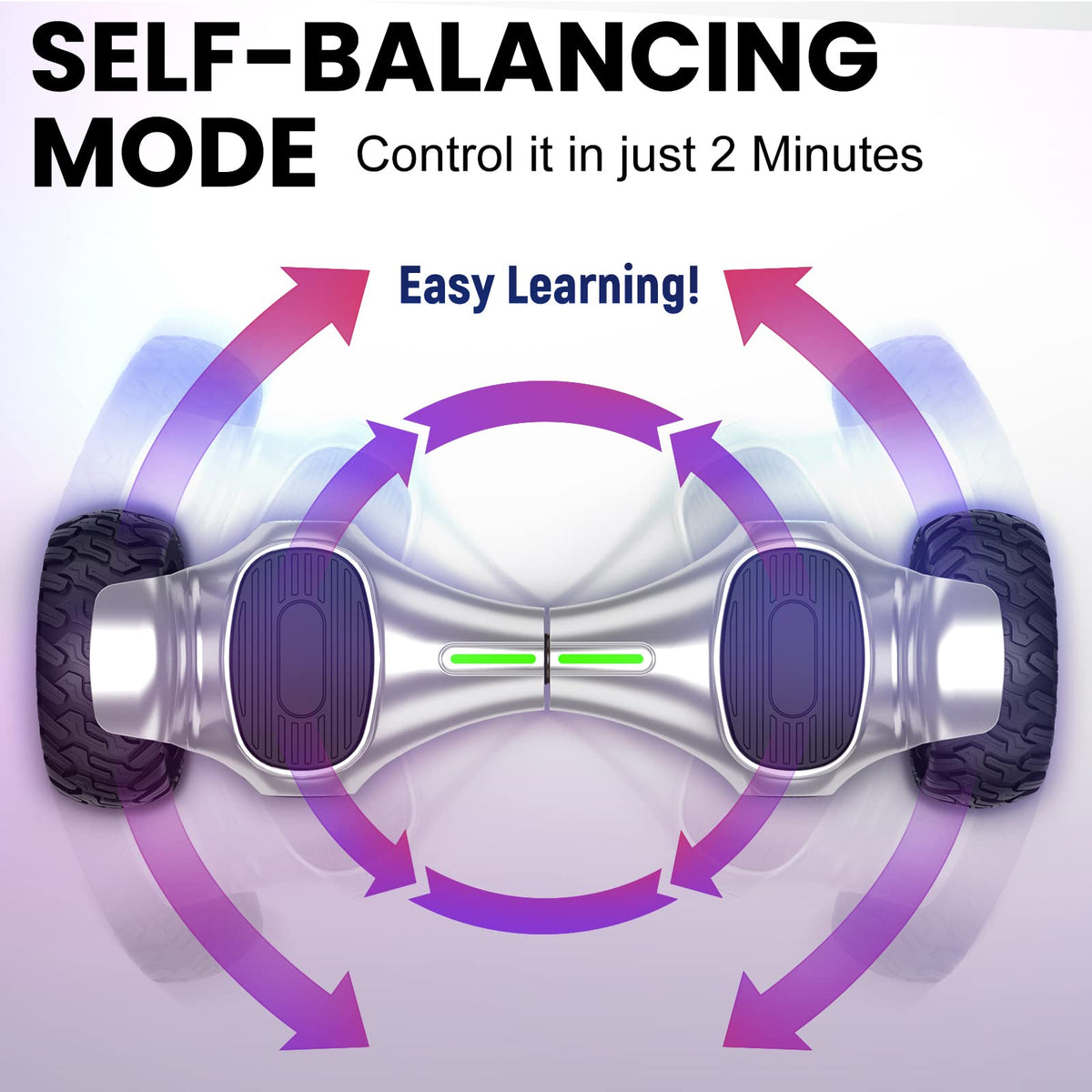 8.5" Off Road Self Balancing Scooter with 700W Motor G3556