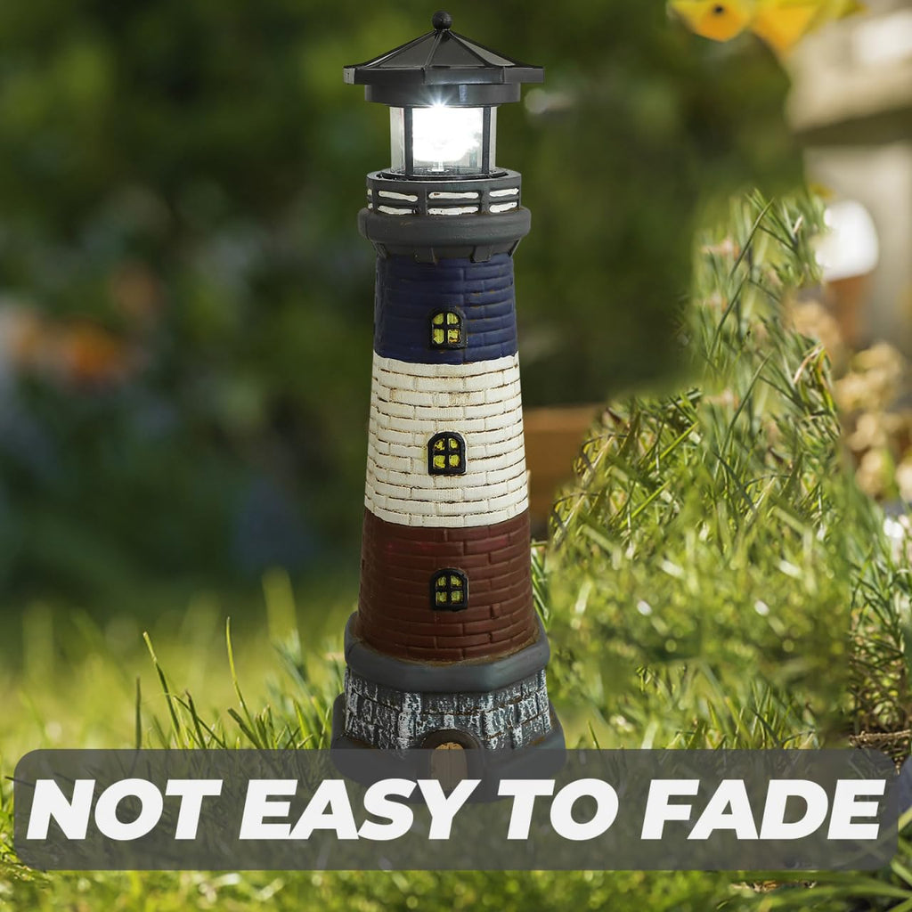 Solar Lighthouse Outdoor Statue E269272