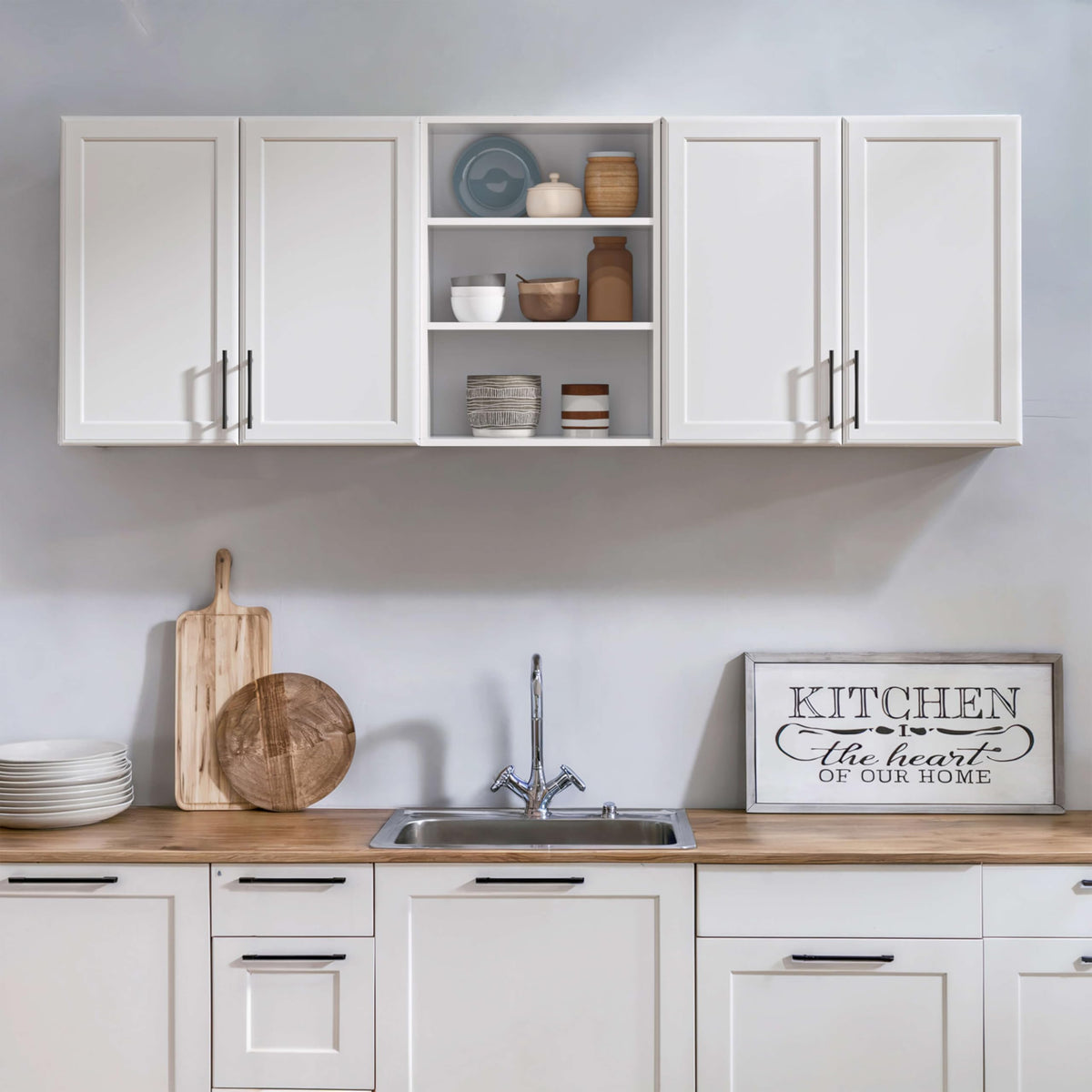 White Wooden Wall Cabinet D29918