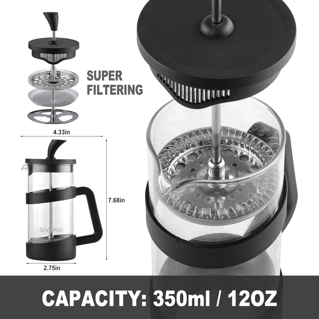 Small 12oz French Press Coffee Maker K917819