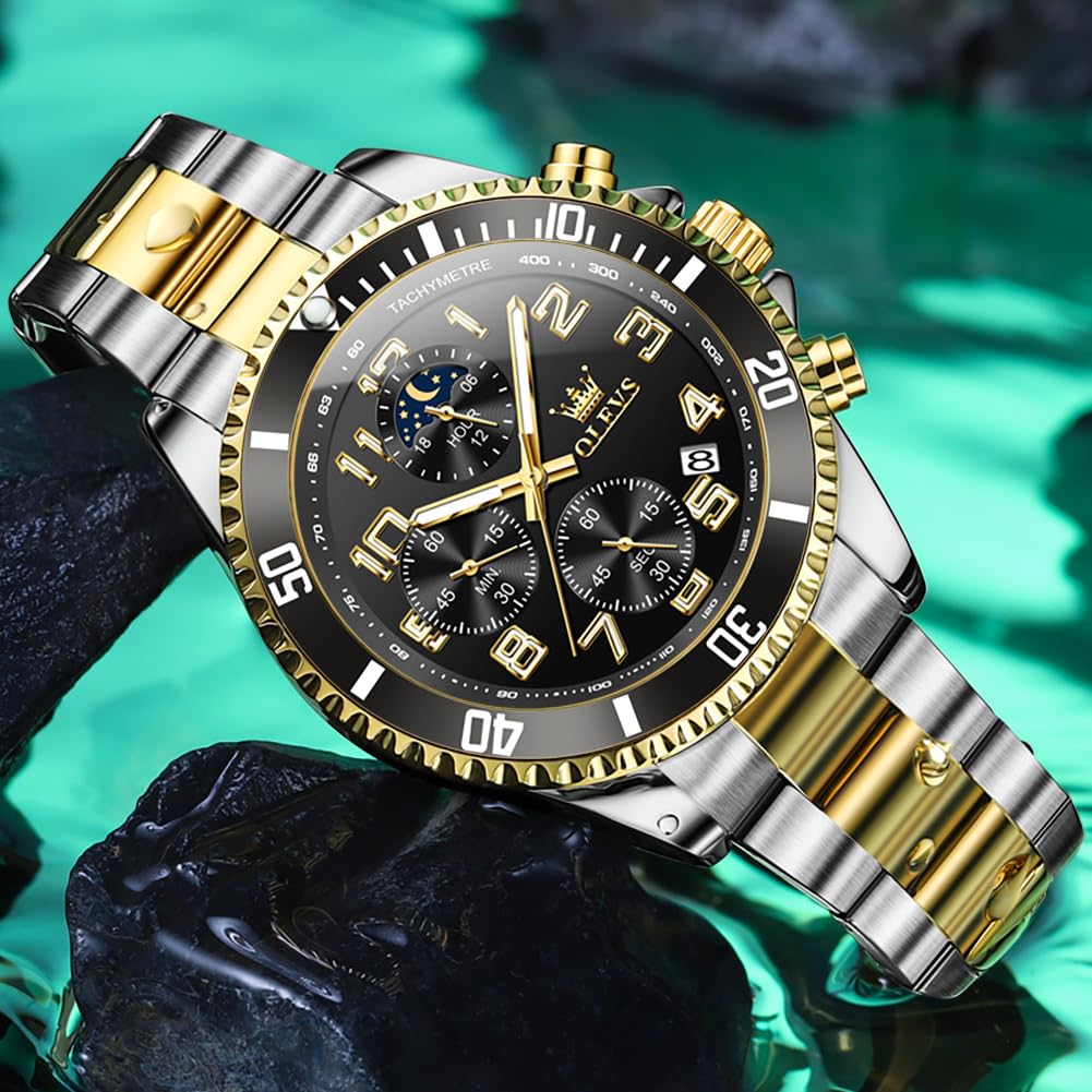 Mens Stainless Steel Waterproof Analog Watch T55292