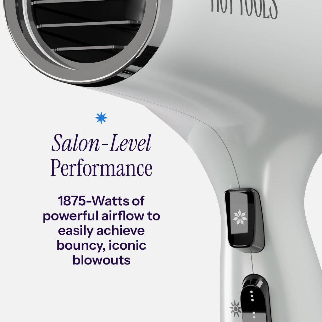 1875 Watt White Ceramic Hair Dryer X970