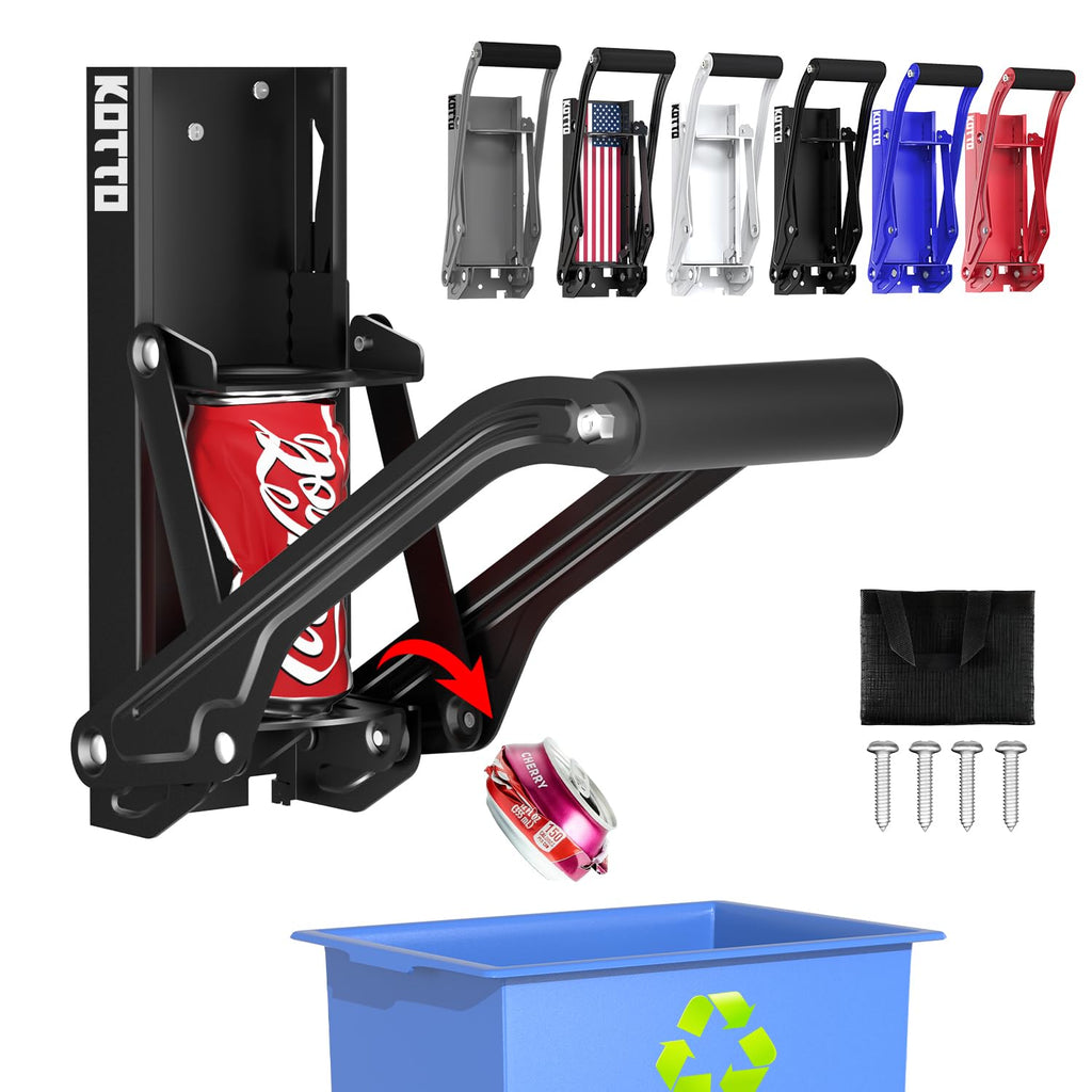 Wall Mounted Can Crusher for 8-16oz Aluminum Cans G3612