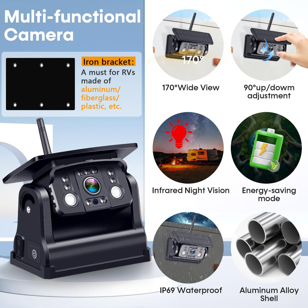 1080P Magnetic Backup Camera V4343