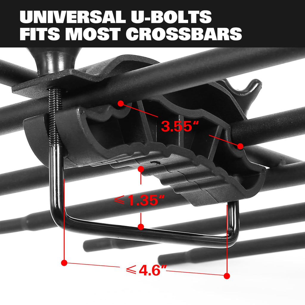 64" x 39" x 5" 200lb Heavy Duty Roof Rack Carrier Basket with Waterproof Bag V963