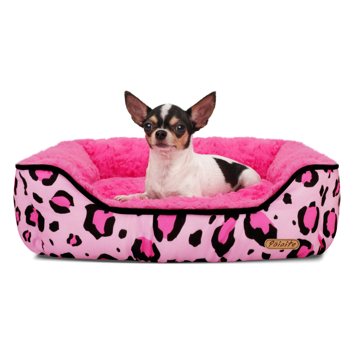 Washable Dog Bed Pink S Size P32748