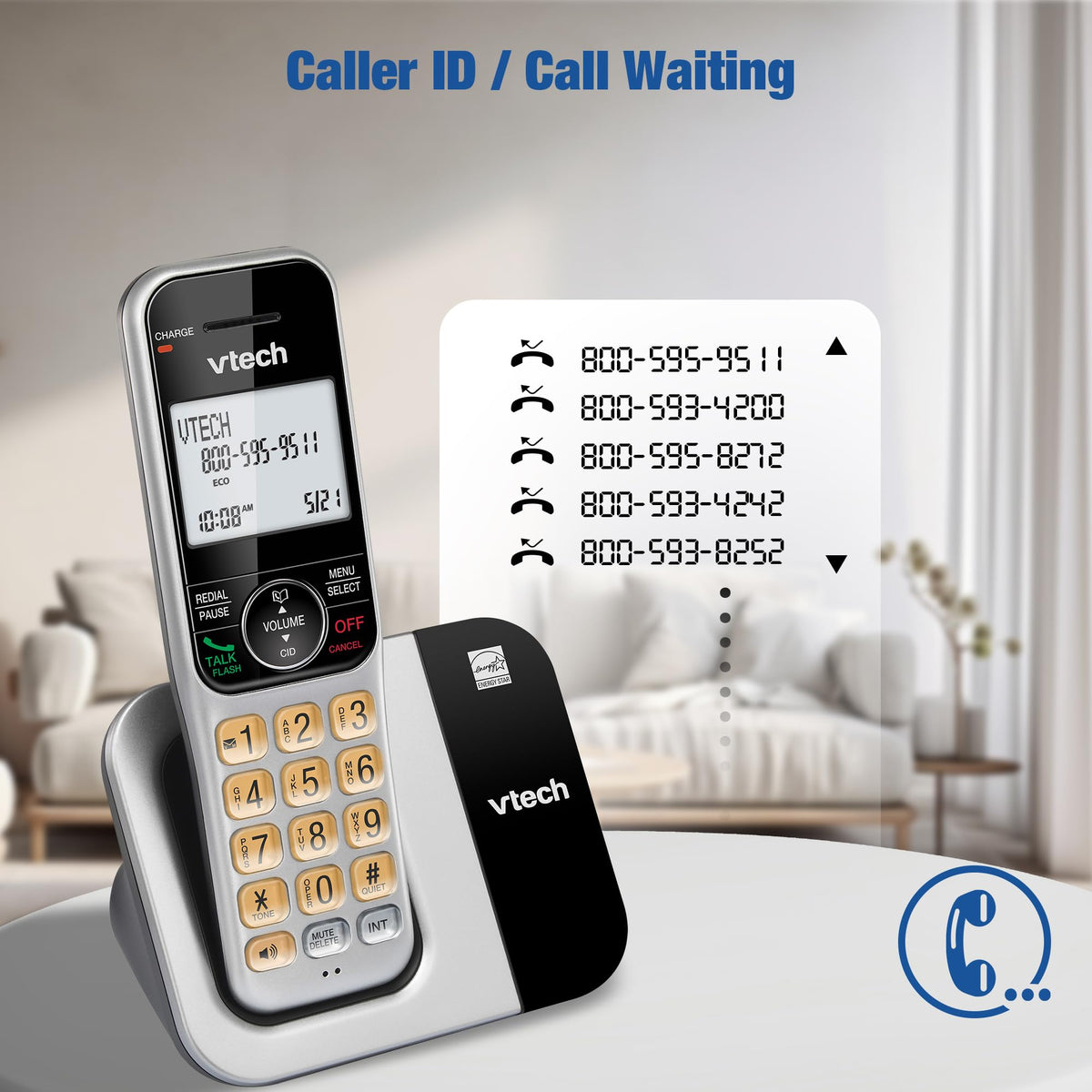 Cordless Phone System with Call Block I56583