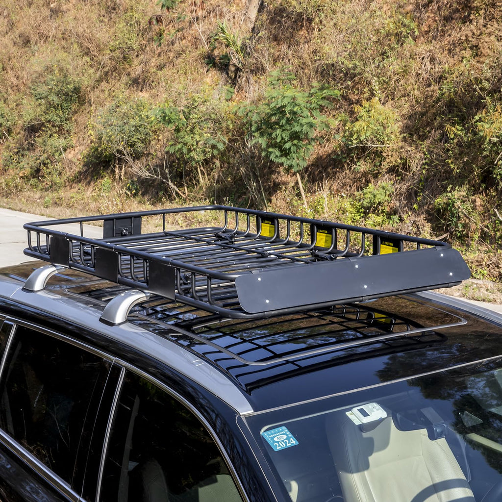 64" x 39" x 5" 200lb Heavy Duty Roof Rack Carrier Basket with Waterproof Bag V963