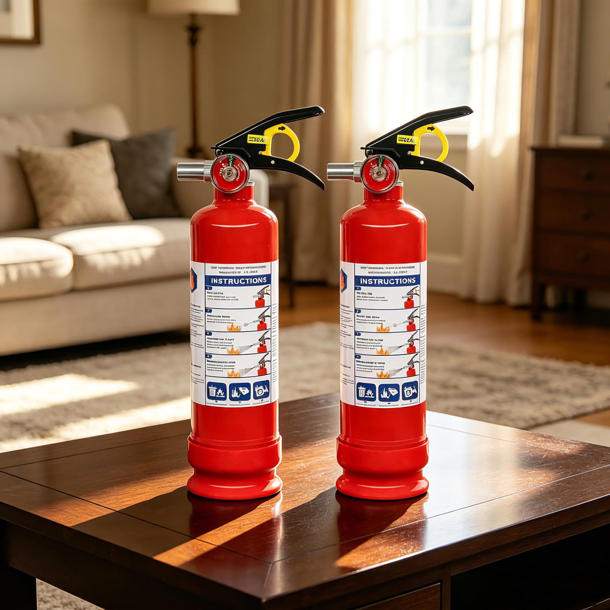 2.5lb Multi-Class Dry Powder Fire Extinguisher V7594