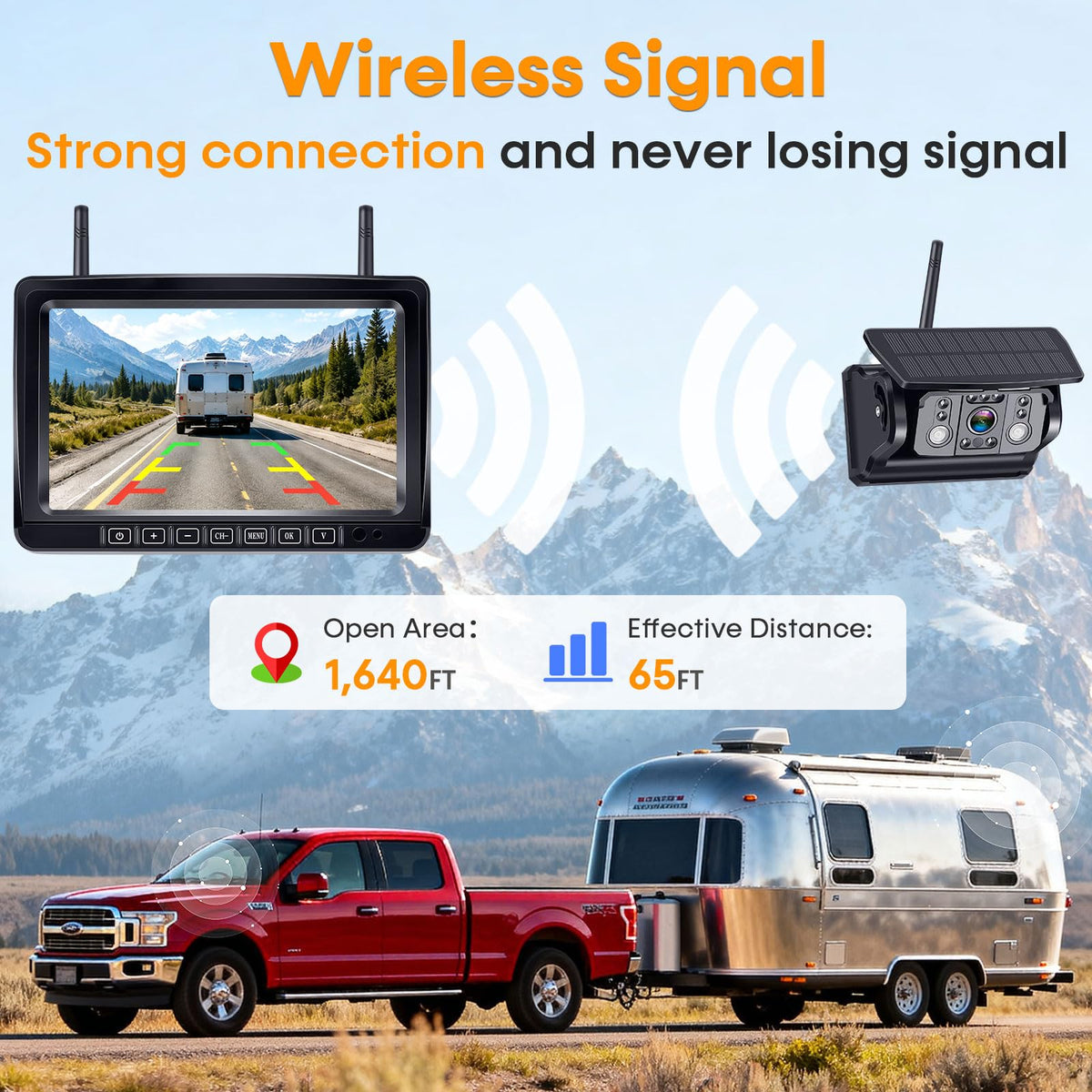 1080P Magnetic Backup Camera V4343