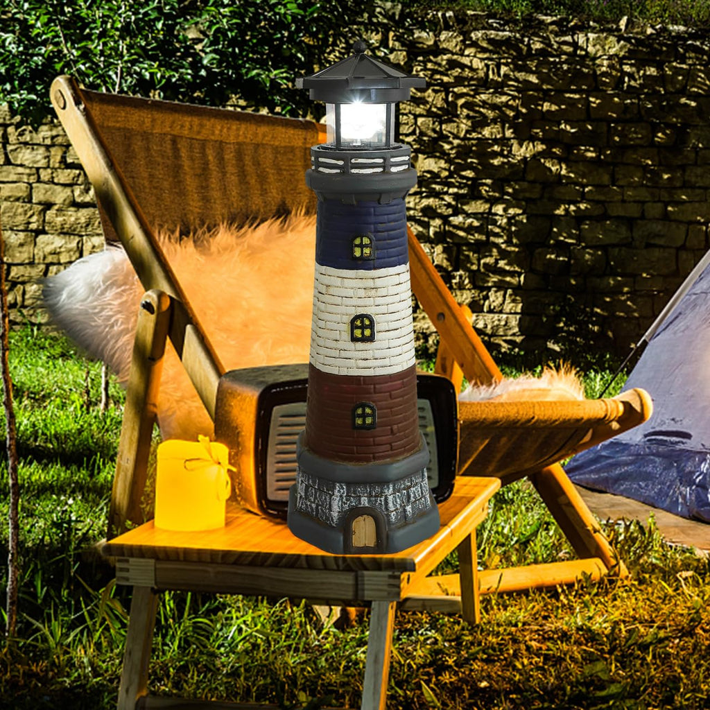 Solar Lighthouse Outdoor Statue E269272