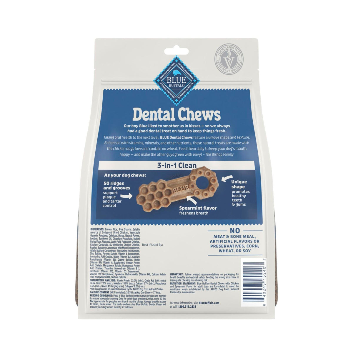 Chicken & Spearmint Medium Dental Chews, 11.5 oz, 14 ct Z36886