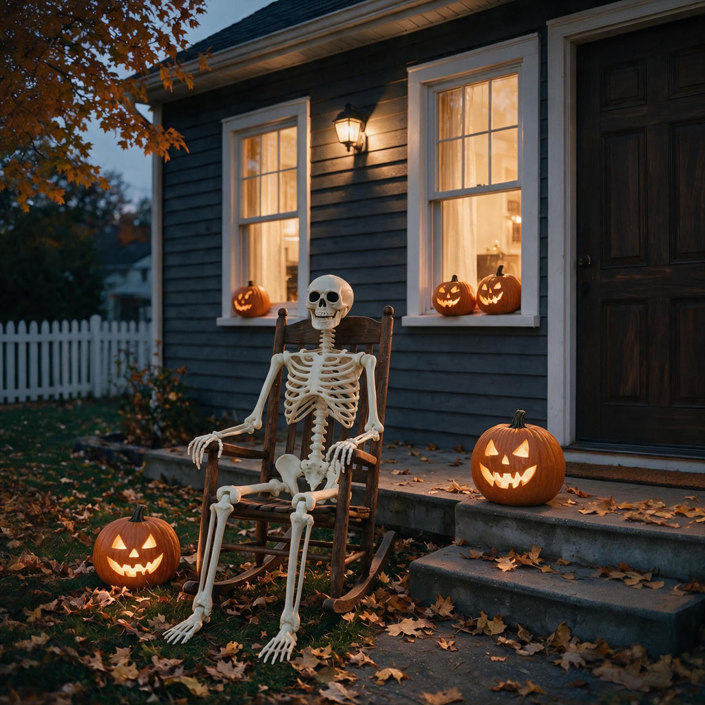 5.4FT Skeleton Halloween Decoration S89897