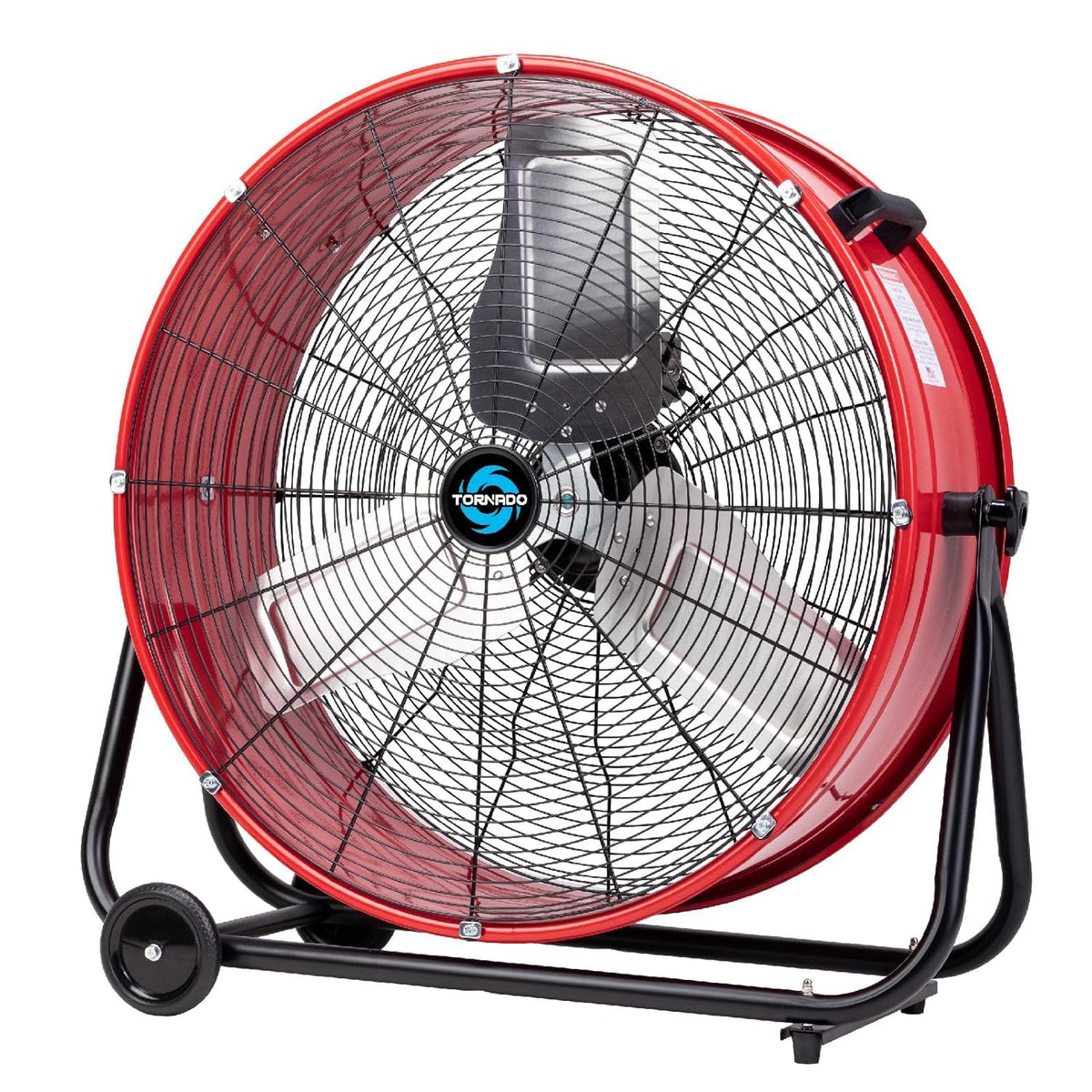 24 Inch High Velocity Tilt Metal Drum Fan 3 Speed 8800 CFM S2666
