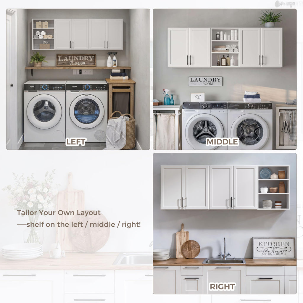 White Wooden Wall Cabinet D29918