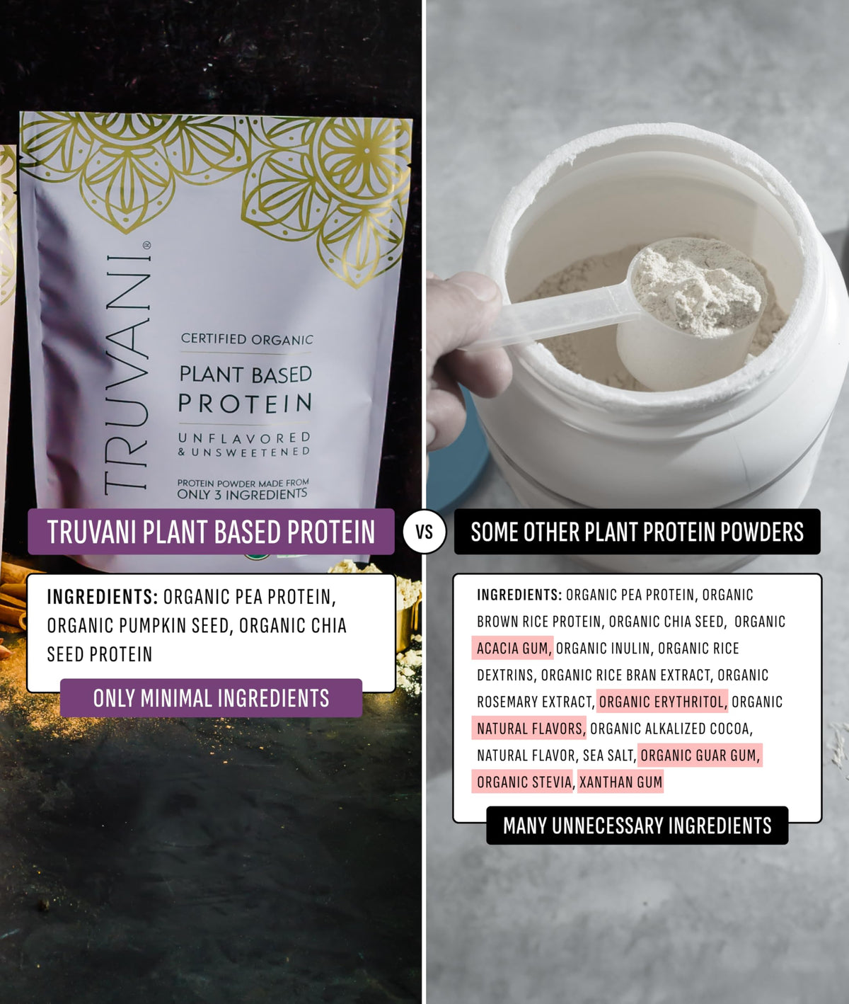 Organic Plant Based Protein Powder D1265